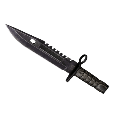 Штыковой фиксатор StatTrak™ ★ M9 | Черное ламинированное покрытие (проверено в полевых условиях)