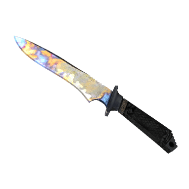 ★ Classic Knife | Case Hardened (Well-Worn)