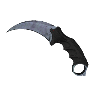 ★ Karambit | Blue Steel (Battle-Scarred)