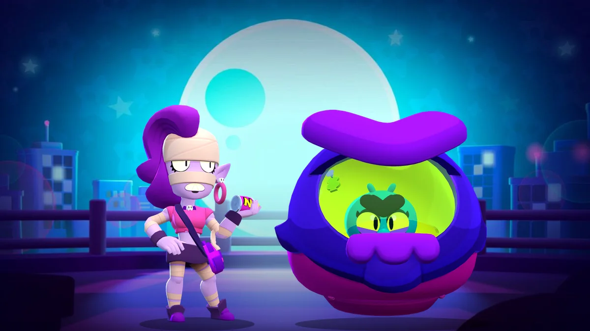 Emz and Eve in Brawl Stars artwork for survival and control modes