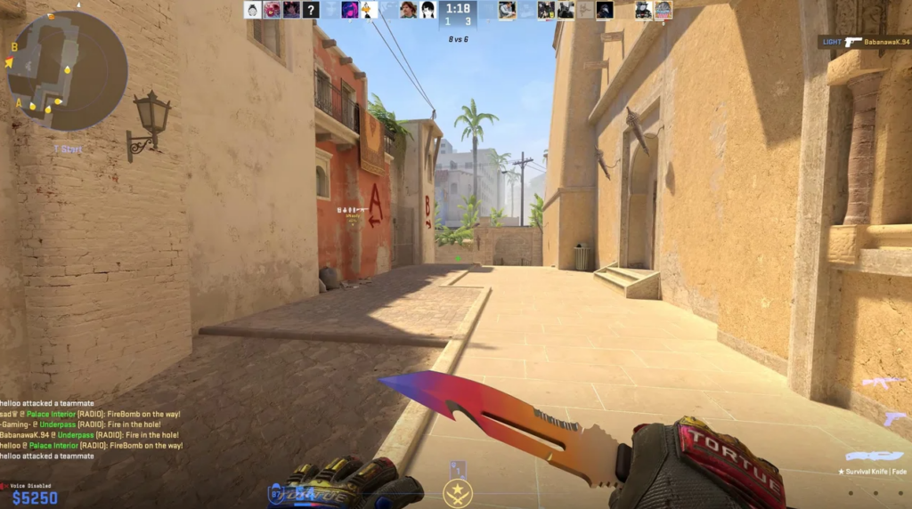 Игровая сцена Counter-Strike