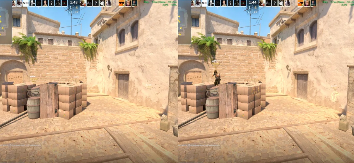 Cache angle comparison after the May 19 2026 CS2 update — Valve fixed visibility and map geometry issues