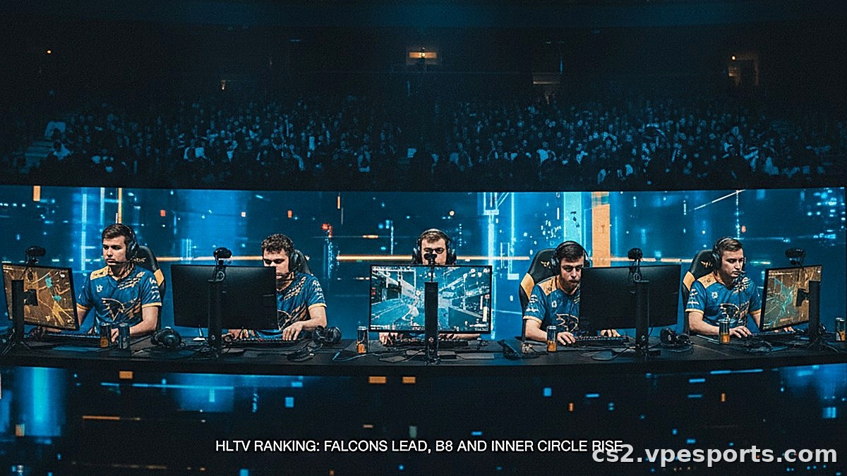 Рейтинг HLTV: «Фэлконс» лидируют, B8 и «Иннер Серкл» поднимаются в рейтинге.