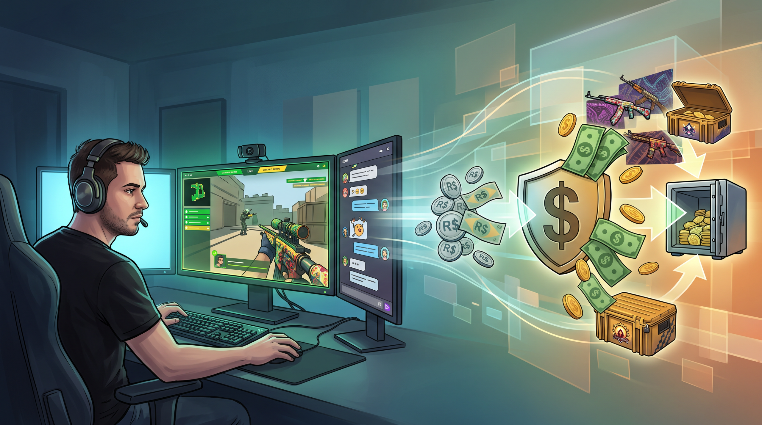 Компания Steel анализирует финансовые результаты на Twitch.
