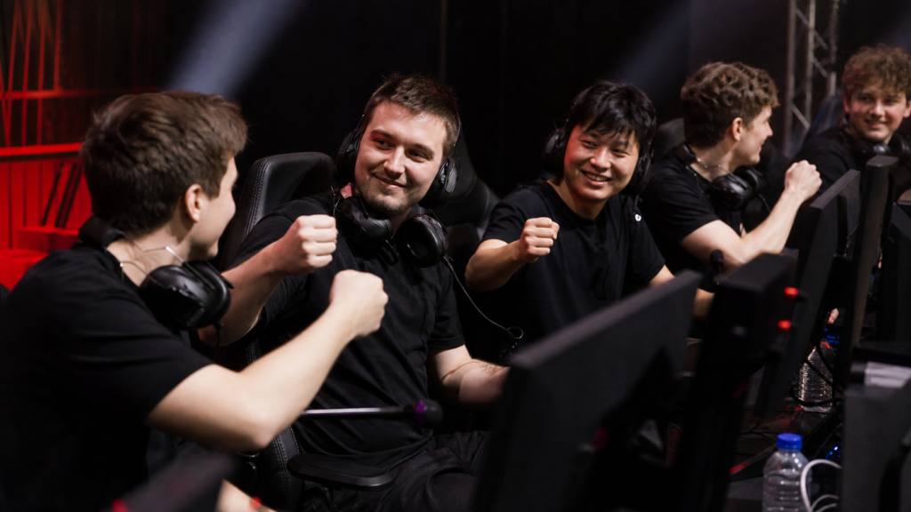 Counter-Strike team celebrating after a grand final