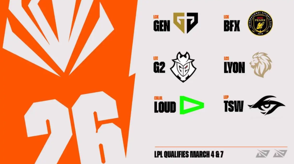 Teams participating in First Stand 2026