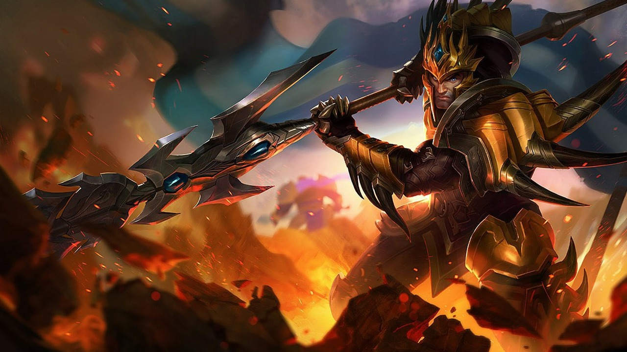 Jarvan IV in official League of Legends artwork