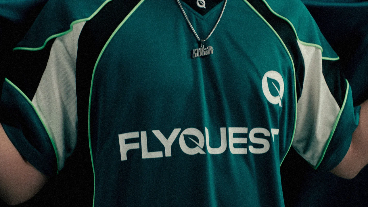 A FlyQuest League of Legends team jersey