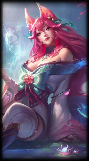 Spirit Blossom Ahri — Ahri skin splash art