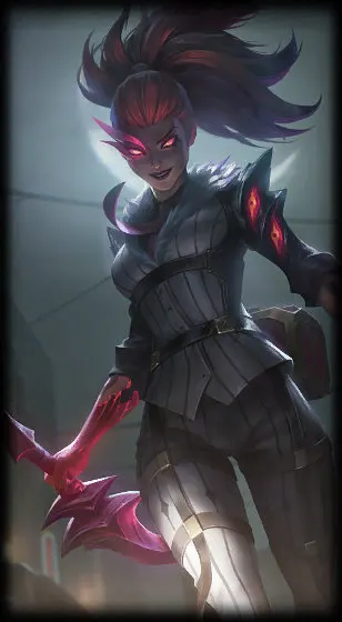 Crime City Nightmare Akali — Akali skin splash art