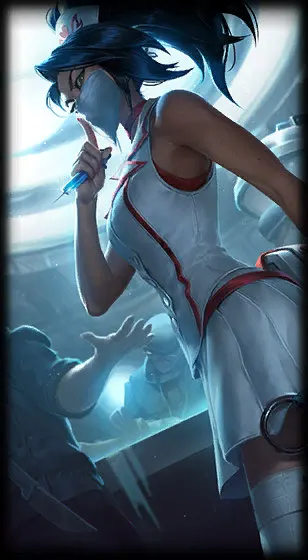 Nurse Akali — Akali skin splash art