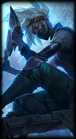 Silverfang Akali — Akali skin splash art