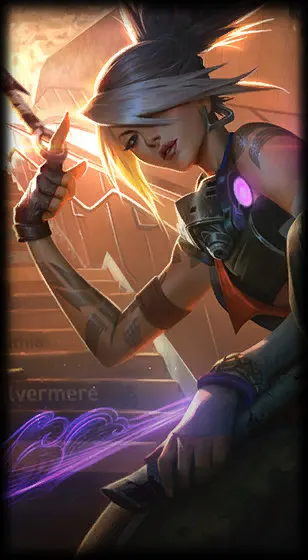 True Damage Akali — Akali skin splash art