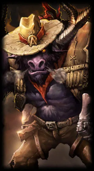 Longhorn Alistar — арт скина Alistar