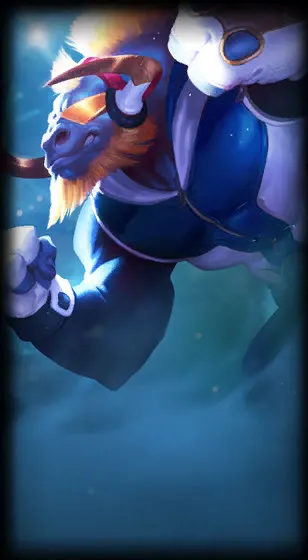 SKT T1 Alistar — сплеш-арт скина Алистара