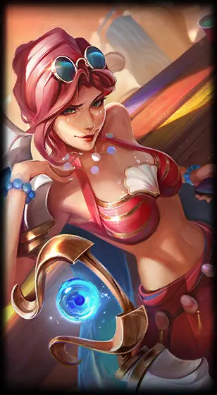 Ocean Song Ashe — Ashe skin splash art