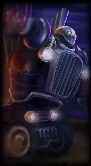 Piltover Customs Blitzcrank — Сплэш-арт скина Blitzcrank