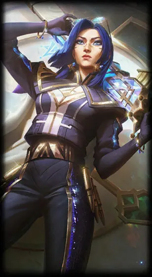 Prestige Arcane Commander Caitlyn — Caitlyn skin splash art