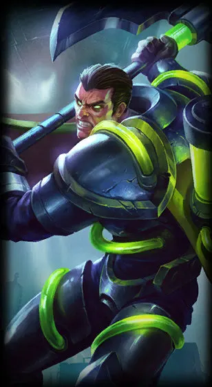 Bioforge Darius — арт-заставка скина Дариуса