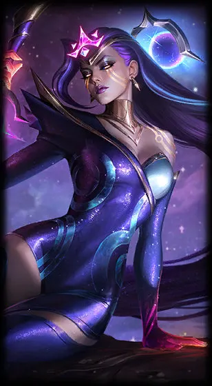 Prestige Dark Cosmic Diana — Diana skin splash art