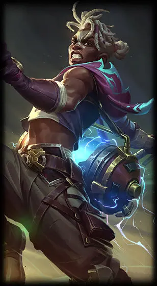 Arcane Last Stand Ekko — Ekko skin splash art