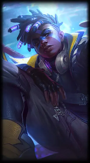 True Damage Ekko — Ekko skin splash art