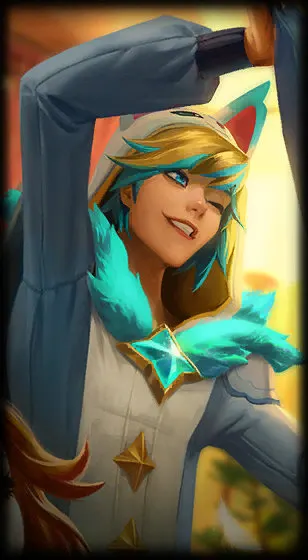 Pajama Guardian Ezreal — Ezreal skin splash art