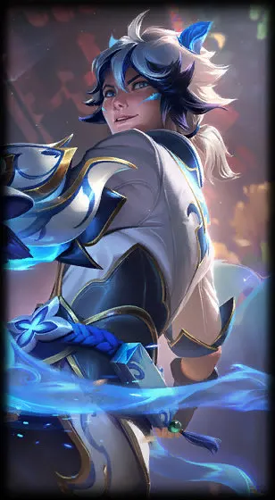 Porcelain Protector Ezreal — Ezreal skin splash art