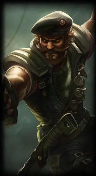 Арт для скина Gangplank из спецназа