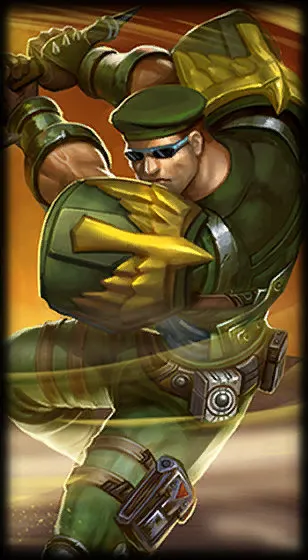 Commando Garen — Garen skin splash art