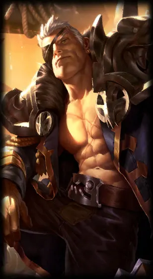 Rogue Admiral Garen — Garen skin splash art