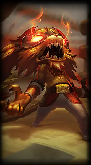 El León Gnar — Gnar skin splash art