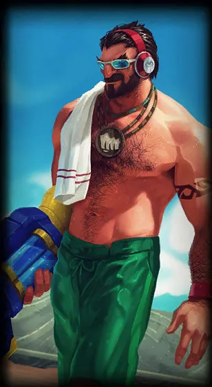Pool Party Graves — арт-скин Graves