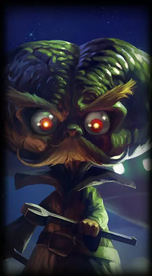 Alien Invader Heimerdinger — Heimerdinger skin splash art