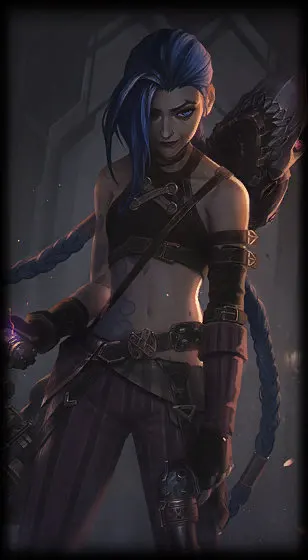 Arcane Enemy Jinx — Jinx skin splash art