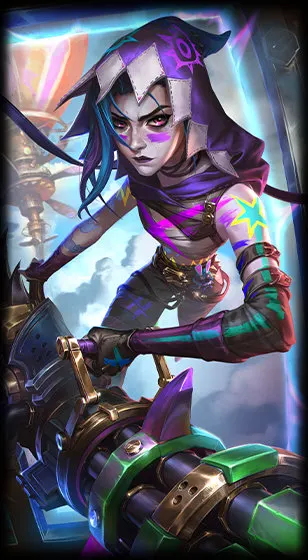 Arcane Fractured Jinx — Jinx skin splash art