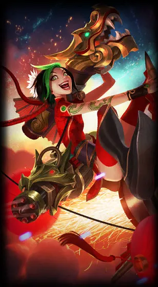 Firecracker Jinx — Jinx skin splash art