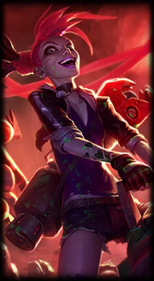 Zombie Slayer Jinx — Jinx skin splash art