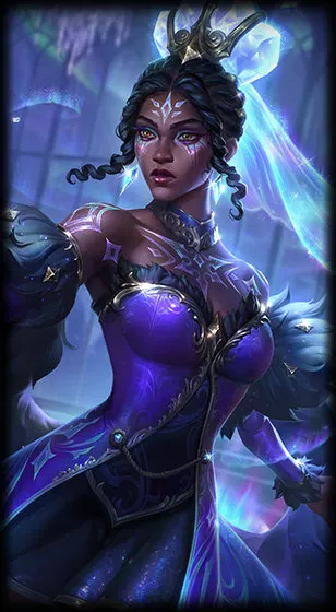 Prestige Winterblessed Mel — Mel skin splash art