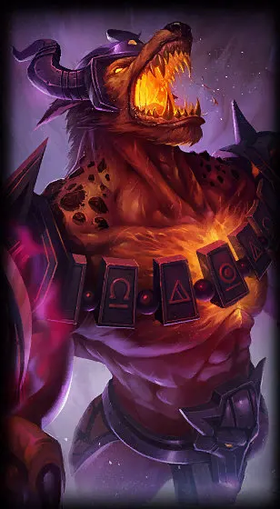 Infernal Nasus — Nasus skin splash art