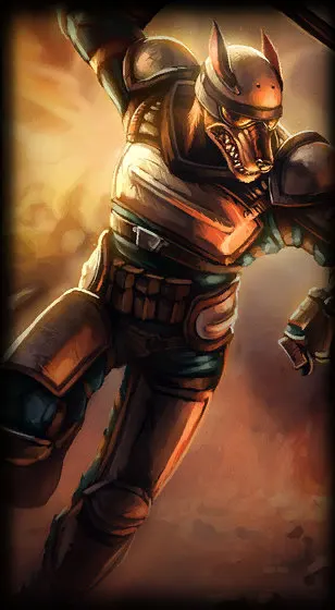 Riot K-9 Nasus — Nasus skin splash art