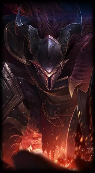 Dragonslayer Pantheon — Pantheon skin splash art