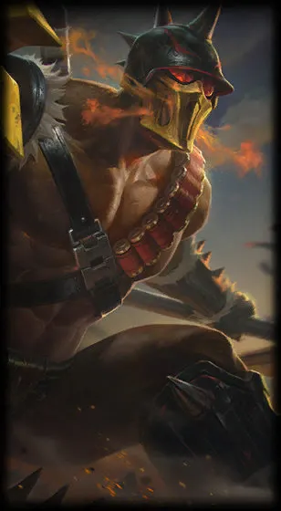 Ruthless Pantheon — Pantheon skin splash art