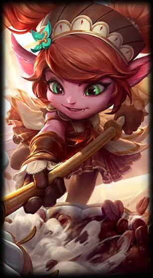 Cafe Cuties Poppy — Рисунок на коже Поппи