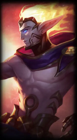 Cosmic Dawn Rakan — сплеш-арт скина Рэйкан