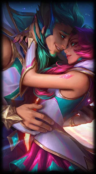 Redeemed Star Guardian Rakan — заставка скина Рэйкана