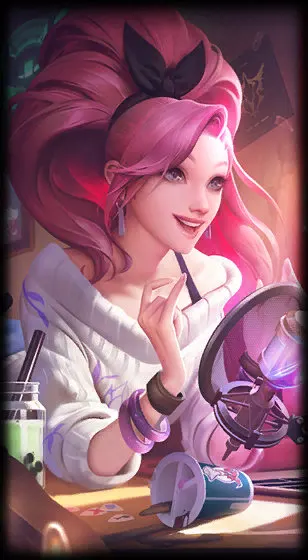 K/DA ALL OUT Seraphine Indie — сплеш-арт скина Серафины