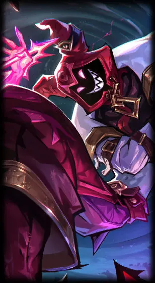 Soul Fighter Shaco — Сплэш-арт скина Шако