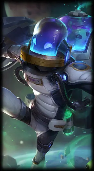 Astronaut Singed — Singed skin splash art