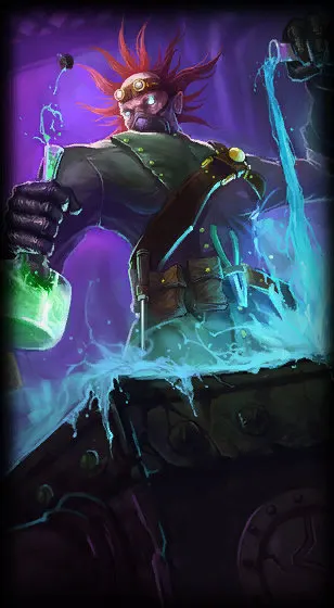 Mad Scientist Singed — Singed skin splash art